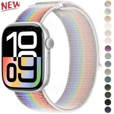 Hot Nylon Sport Loop Band Strap for Apple Watch 12 11 10 9 8 7 6 SE40/45/46/49mm