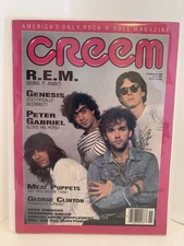 Creem Magazine November 1986 R.E.M. Genesis Peter Gabriel