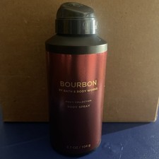 Bath and Body Works BOURBON Deodorant Deodorizing Body Spray for Men 3.7 OZ