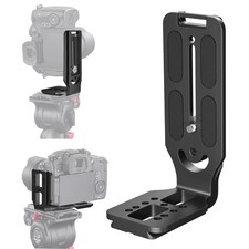 DSLR Camera L Bracket Vertical Horizontal Switching Tripod Quick Black