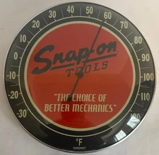 Snap-on Tools Collectible Fahrenheit Thermometer 12” Round SSX15P117