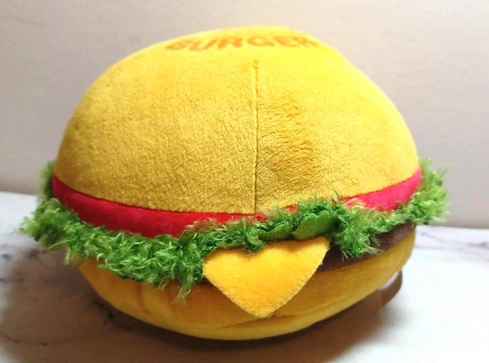 The Simpsons Krusty Burger Plush Stuffed Toy Universal Studios 7x4 Inches Mini! - Image 2 of 4