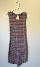 Market & Spruce Striped Jersey Stretch Dress Womens Size Medium
