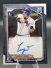 2024 Bowman Chrome Prospect Auto - ENRIQUE JIMENEZ #CPA-EJ 1st Bowman