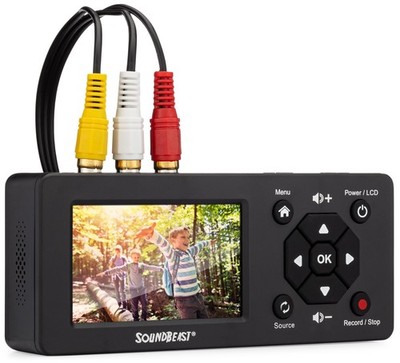 Video Capture Box 2.0 - Record Video & Audio from VCR, VHS, AV, RCA, S-Video,...