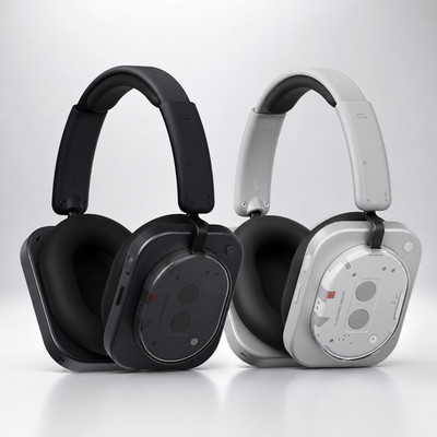 Nothing Headphone 1 Over-Ear Bluetooth Kopfhörer 80h Akku Schwarz Weiß