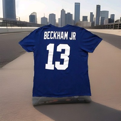 NEW YORK GIANTS*TEE 13 ODELL BECKHAM JR* VINTAGE NFL SHIRT*GR.L