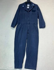 USGI Utility Coveralls Military Jumpsuit Frame Resistant Men's 48R Distressed 