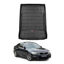 OMAC Premium Cargo Mats Liner for BMW 5 Series G30 M5 F90 2017-2024 TPE Black