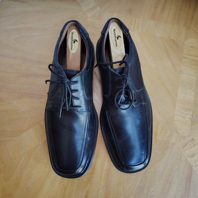 Johnston Murphy XC4 Mens Sz 8½ M Dress Shoes Black Oxfords Waterproof Apron Toe