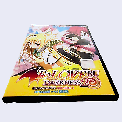 DVD To Love Ru Uncensored (Season 1 - 4). Japanese Version. English  Subtitles