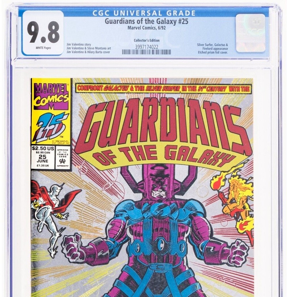 Guardians of the Galaxy #25 Collector CGC 9.8 White Page
