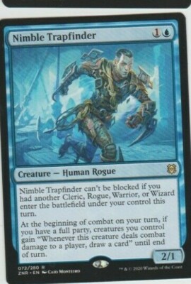 Nimble Trapfinder Zendikar Rising MAgic The Gathering MTG CCG