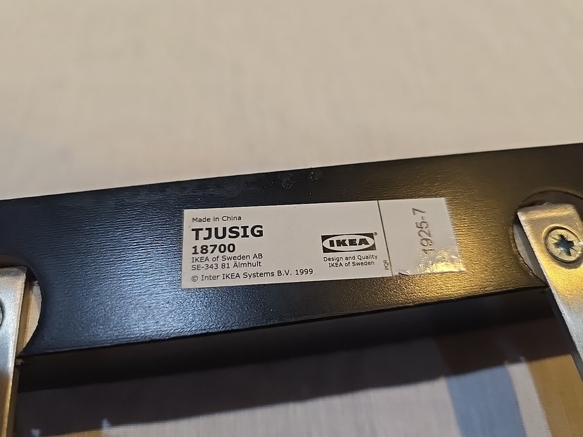 IKEA TJUSIG Wall door rack - Black 23 ½
