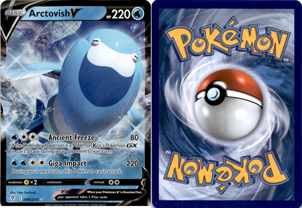 2021 Pokemon, Evolving Skies, #48/203 Arctovish V, Holo Ultra Rare | eBay