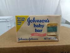 1x Vintage Johnson's Baby Bar Soap Free Mild  Gentle 3oz NOS Movie Prop