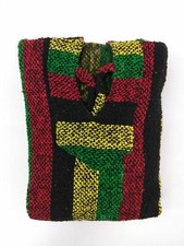 NEW Mexican Poncho Baja Hoodie Surfer Skater Drug Rug Pullover UNISEX RASTA