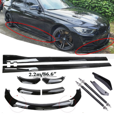 For BMW 320i 328i 330i F30 F35  Front Bumper Spoiler Body Kit / Side Skirt/Strut