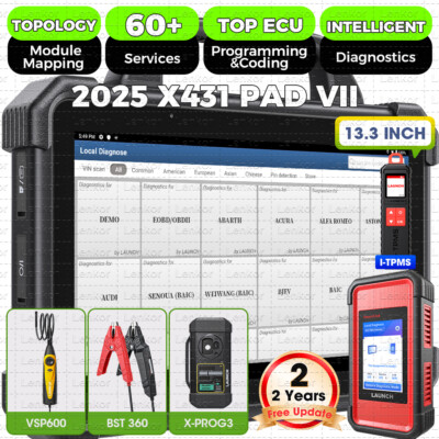 2025 LAUNCH X431 PAD VII ELITE PAD 7 PRO Diagnostic Scan Key Programming Coding