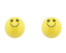 BICYCLE ROUND CUTE SMILEY FACE VALVE STYLE CAPS FOR SCHRADER VALVE