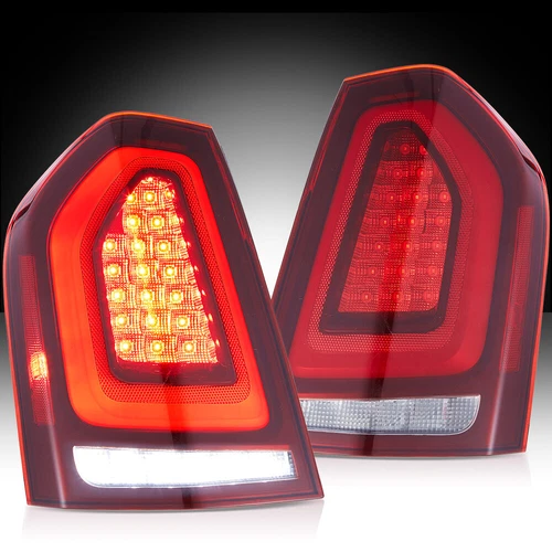 Pair VLAND For 2011-2014 Chrysler 300 RED Full LED Taillights W/ DRL Animation - Bild 11 von 16