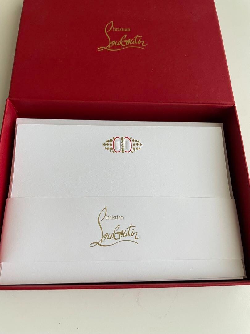Christian Louboutin Letter Set ( 10 cards & 10 envelopes