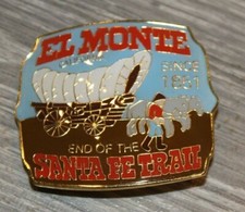 VINTAGE EL MONTE "End of the SANTA FE TRAIN Belt Buckle "SMALL"
