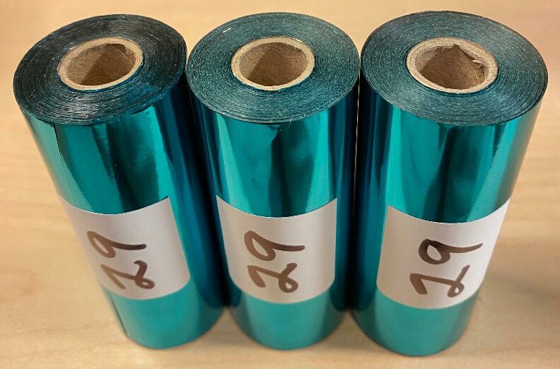 Kingsley Hot Stamp Stamping Foil Shiny Aqua - 3 Rolls - 3
