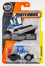 2017 Matchbox #39 Road Roller™ WHITE | BLUE | UNIT 9 | FSC