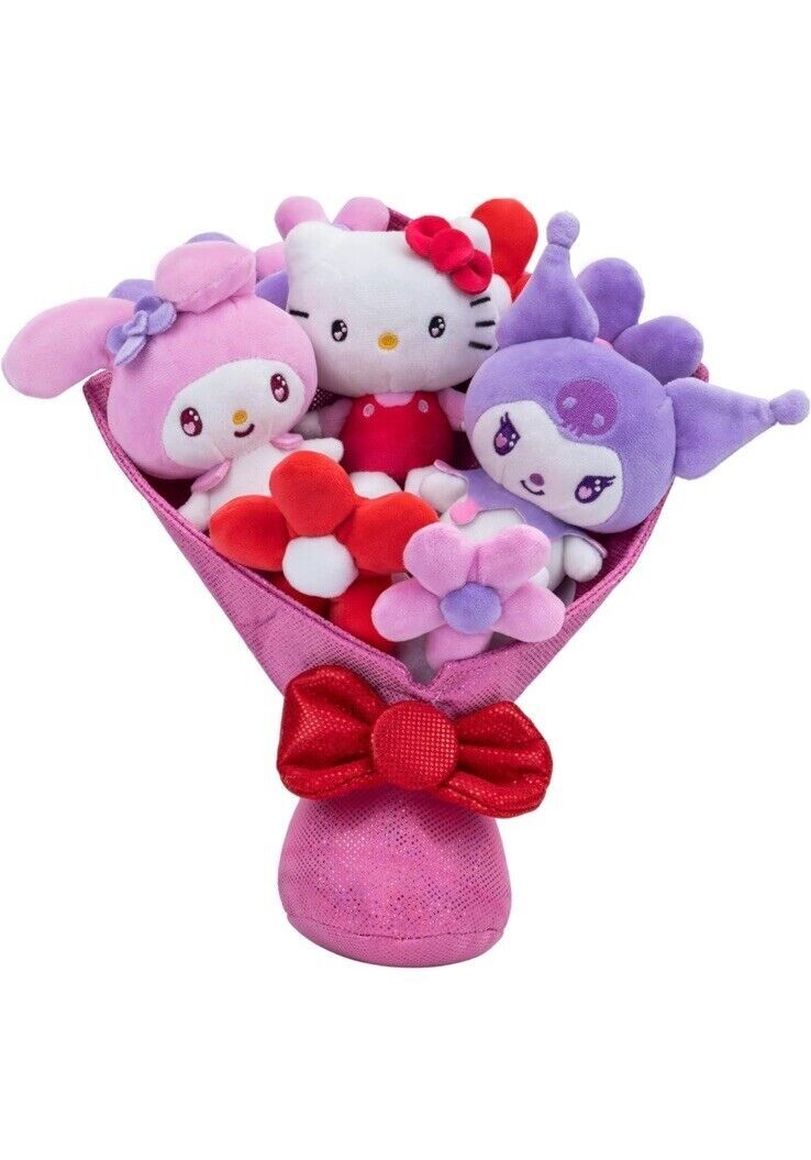 Hello Kitty and Friends - 12-inch Plush Valentine's Bouquet - 9