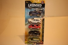 Licensed  5 Pack 1:64 Scale Diecast Boxed