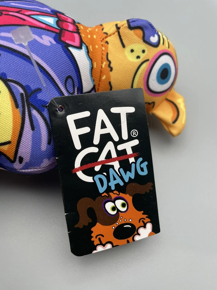 NEW Lincoln Wagmorial Fat Cat Monumutts  Dog Toy Soft Squeaky - Image 2 of 4