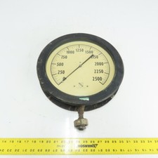 Ashcroft Duragauge Steel Tube 0-2500 Pressure Gauge 14-1/8" OD