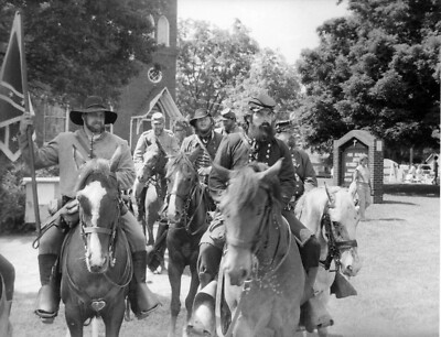 1987 Original Waynesboro N-V pic STONEWALL JACKSON at Port Republic VA reenactor
