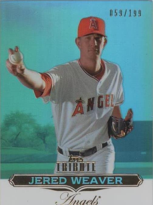 Weaver 63 Pattern 2011 Topps Tribute - Jered Weaver #63 Blue /199 for sale online | eBay