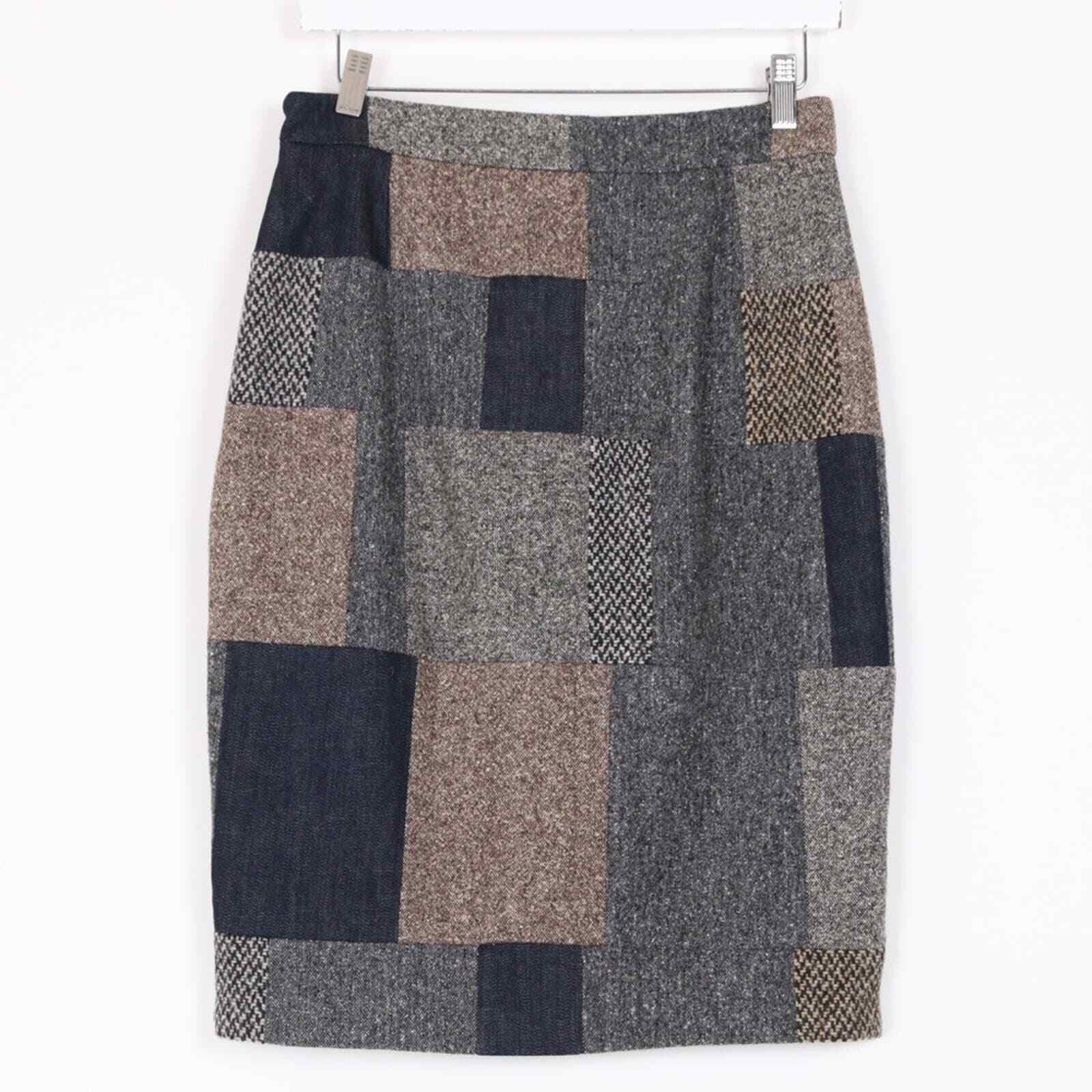 Elizabeth and James Patchwork Button Front Skirt … - image 5