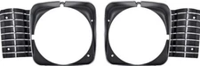 OER Standard Replacement Headlamp Bezel Set For 1969-1972 Chevy II Nova