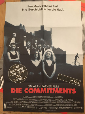 2 x Filmposter The Commitments Dina 1  1x farbig, 1 x schwarz-weiss und selten