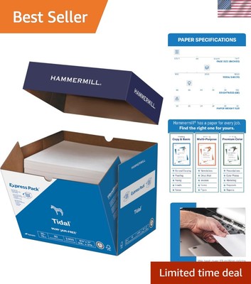 20lb Printer Paper - 2500 Sheets, American-made with ColorLok Tech