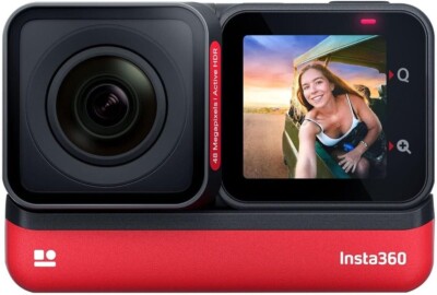insta360 ONE RS Twin Edition Action Cam Wasserdicht - ROT & SCHWARZ