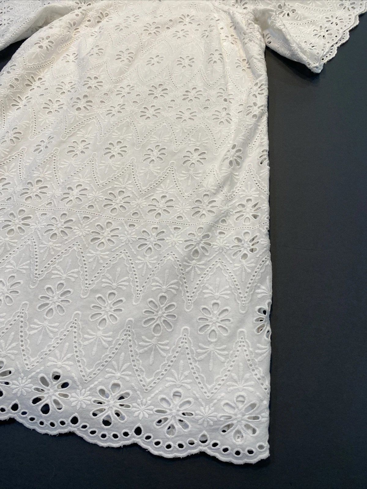 Abito donna Kate Spade bianco con occhielli a tubino XS