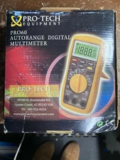 Pro-Tech Autorange Digital Multimeter Pro60 w/ Probes