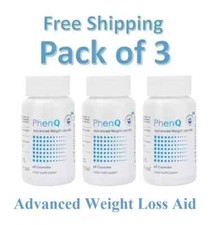 PhenQ Advanced Diet Pills Fat Burner Weight Loss Formula 180 Capsules 3 Pack