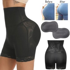 FAKE ASS Women Butt Lifter Hip Enhancer Booty Padded Pants Underwear Body Shaper