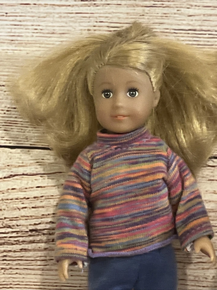 Lot Of 2 Lori Mini Fashion Dolls 6” W/ Egg Chair Blonde & Red Hair - Image 4 of 4