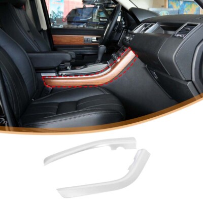 ABS Silver Center Console Sides Strip Trim Cover For Range Rover Sport 2010-2013