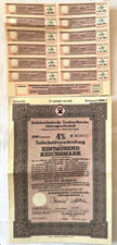 Teilschuldverschreibung Sudetenländ. Treibstoff AG 1000 RM 4 %  1941 ZINSSCHEINE
