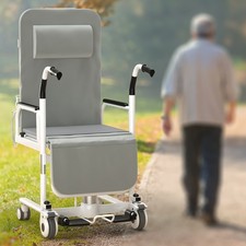 Patient Chair Hydraulic Transferred Lift Wheelchair Reclining transfer bed USA