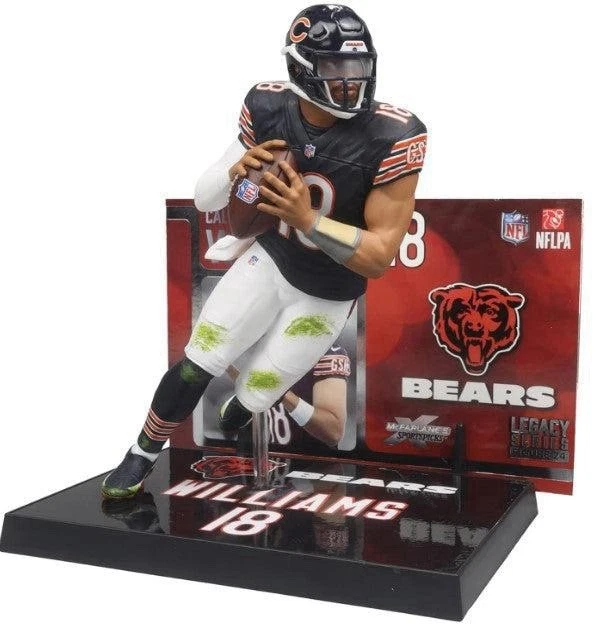 Figura de colección SportsPicks Caleb Williams Chicago Bears NFL 7" 2024 con licencia Foto 3 de 4