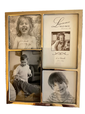 Lawrence Frames Silver Metal 4 Pictures Collage Frame 710688 8 x10 